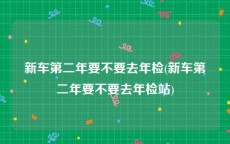 新车第二年要不要去年检(新车第二年要不要去年检站)