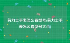 劳力士手表怎么看型号(劳力士手表怎么看型号大小)