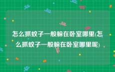 怎么抓蚊子一般躲在卧室哪里(怎么抓蚊子一般躲在卧室哪里呢)
