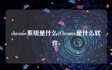 chrome系统是什么(Chrome是什么软件)