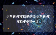 小车满6年年检多少钱(小车满6年年检多少钱一次)