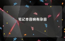 笔记本音响有杂音