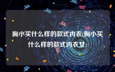 胸小买什么样的款式内衣(胸小买什么样的款式内衣女)