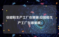 安踏鞋生产工厂在哪里(安踏鞋生产工厂在哪里啊)