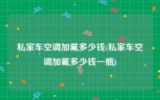 私家车空调加氟多少钱(私家车空调加氟多少钱一瓶)