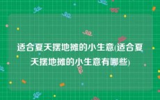 适合夏天摆地摊的小生意(适合夏天摆地摊的小生意有哪些)