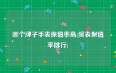 哪个牌子手表保值率高(腕表保值率排行)