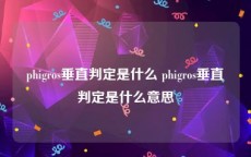 phigros垂直判定是什么 phigros垂直判定是什么意思