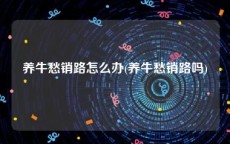 养牛愁销路怎么办(养牛愁销路吗)