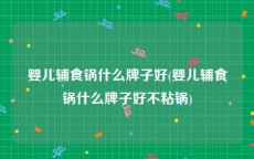 婴儿辅食锅什么牌子好(婴儿辅食锅什么牌子好不粘锅)
