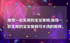 推荐一款实用的宝宝餐椅(推荐一款实用的宝宝餐椅可水洗的那种)
