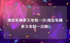 现在车辆多久年检一次(现在车辆多久年检一次啊)