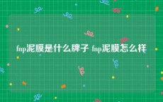 fnp泥膜是什么牌子 fnp泥膜怎么样