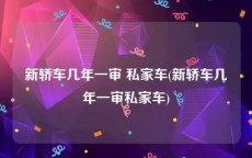 新轿车几年一审 私家车(新轿车几年一审私家车)