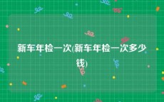 新车年检一次(新车年检一次多少钱)