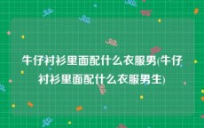 牛仔衬衫里面配什么衣服男(牛仔衬衫里面配什么衣服男生)