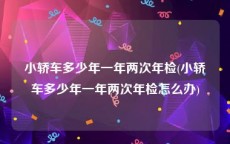 小轿车多少年一年两次年检(小轿车多少年一年两次年检怎么办)
