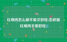 红烧肉怎么做不柴又好吃(怎样做红烧肉不柴好吃)