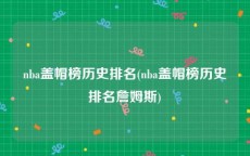 nba盖帽榜历史排名(nba盖帽榜历史排名詹姆斯)