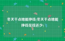 冬天干点啥能挣钱(冬天干点啥能挣钱花钱还少)