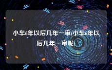 小车6年以后几年一审(小车6年以后几年一审呢)