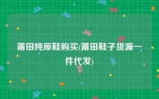莆田纯原鞋购买(莆田鞋子货源一件代发)