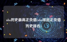 nba历史最高正负值(nba球员正负值历史排名)
