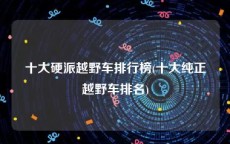 十大硬派越野车排行榜(十大纯正越野车排名)