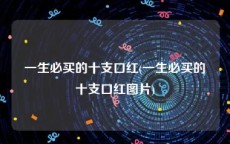 一生必买的十支口红(一生必买的十支口红图片)