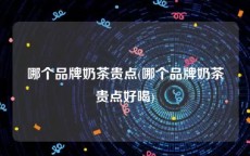 哪个品牌奶茶贵点(哪个品牌奶茶贵点好喝)