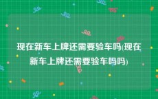现在新车上牌还需要验车吗(现在新车上牌还需要验车吗吗)