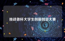 挑战者杯大学生创新创业大赛