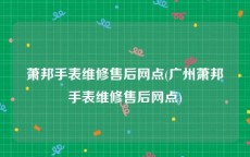 萧邦手表维修售后网点(广州萧邦手表维修售后网点)