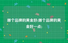 哪个品牌的黄金好(哪个品牌的黄金好一点)
