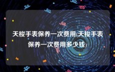 天梭手表保养一次费用(天梭手表保养一次费用多少钱)