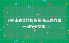 20间主题宾馆投资费用(主题宾馆一间投资费用)