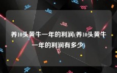 养10头黄牛一年的利润(养10头黄牛一年的利润有多少)