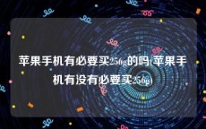 苹果手机有必要买256g的吗(苹果手机有没有必要买256g)