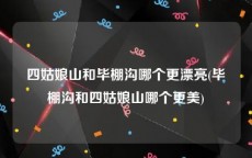 四姑娘山和毕棚沟哪个更漂亮(毕棚沟和四姑娘山哪个更美)