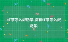 红茶怎么做奶茶(没有红茶怎么做奶茶)
