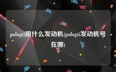 pologti用什么发动机(pologti发动机号在哪)