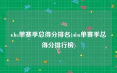 nba单赛季总得分排名(nba单赛季总得分排行榜)