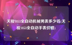 天梭1853全自动机械男表多少钱(天梭1853全自动手表价格)