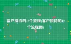客户接待的12个流程(客户接待的12个流程图)