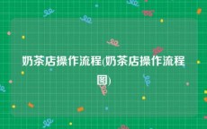 奶茶店操作流程(奶茶店操作流程图)