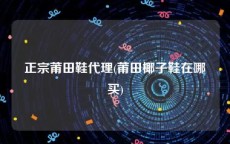 正宗莆田鞋代理(莆田椰子鞋在哪买)