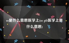 os是什么意思医学上(os pfs医学上是什么意思)