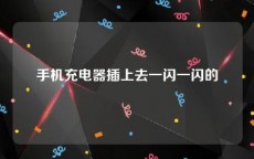 手机充电器插上去一闪一闪的
