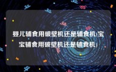 婴儿辅食用破壁机还是辅食机(宝宝辅食用破壁机还是辅食机)