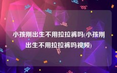 小孩刚出生不用拉拉裤吗(小孩刚出生不用拉拉裤吗视频)